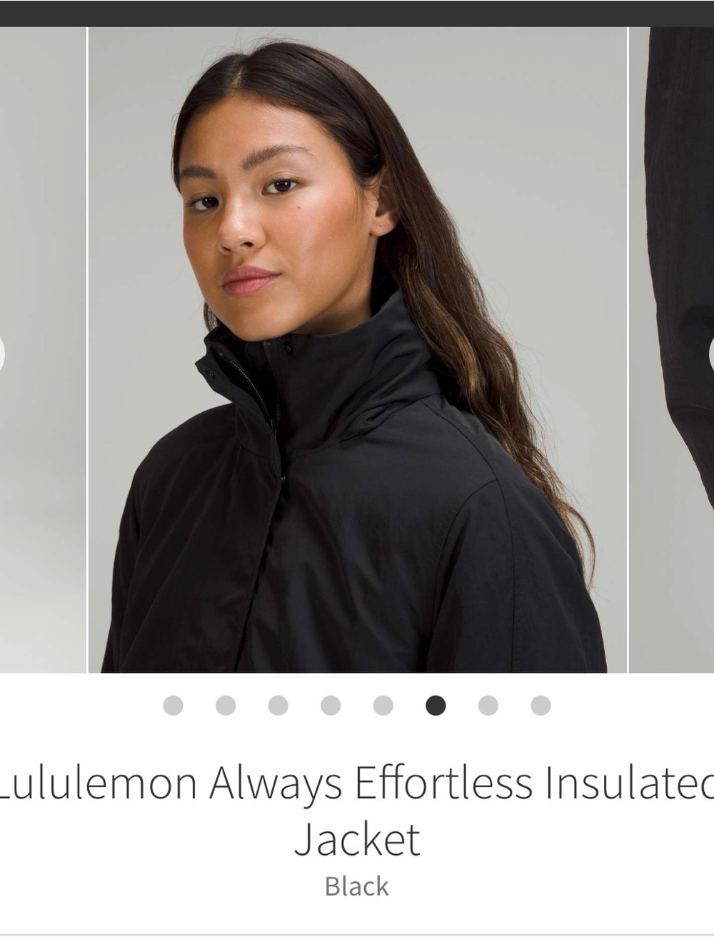 Lululemon Always Effortless Insulated Jacket
- Black - Picture 4 of 15